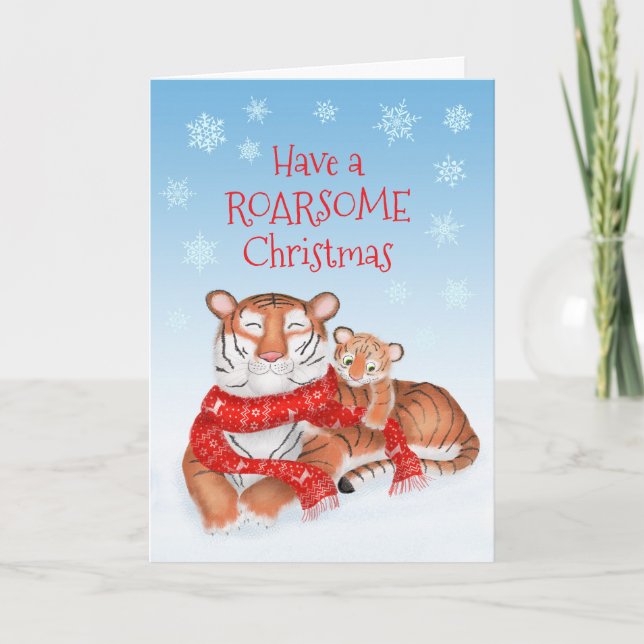 Cartão de saudação dobrado (Frente)