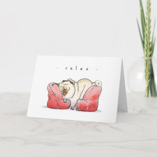 Cartão de saudação dobrado