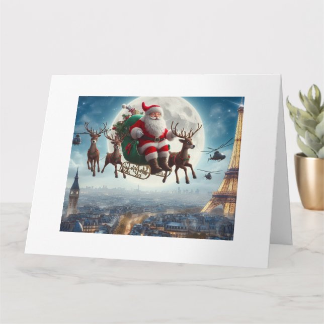 Cartão de saudação dobrado (Planta pequena)