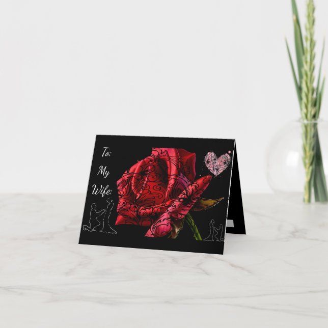 Cartão de saudação dobrado (Frente)