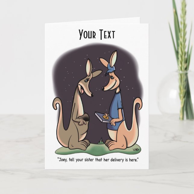 Cartão de Saudação Dobrado (Frente)