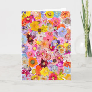 Cartão de saudação dobrado