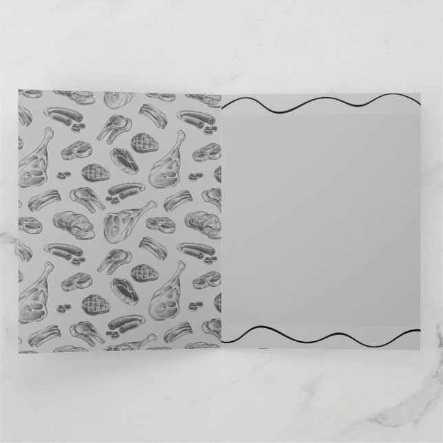 Cartão de saudação dobrado (Interior)