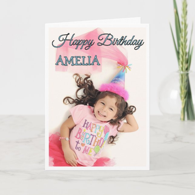 Cartão de saudação dobrado (Frente)