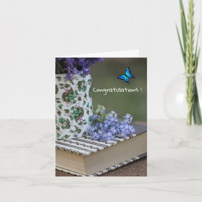 Cartão de saudação dobrado (Frente)