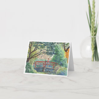 Cartão de saudação dobrado