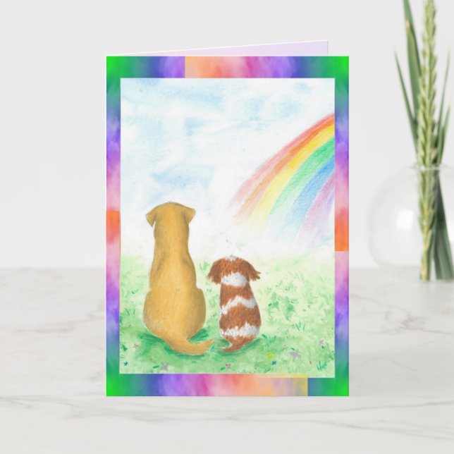 Cartão de saudação dobrado (Frente)