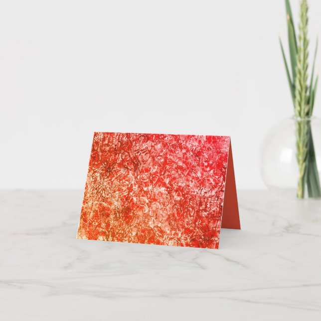 Cartão de saudação dobrado (Frente)