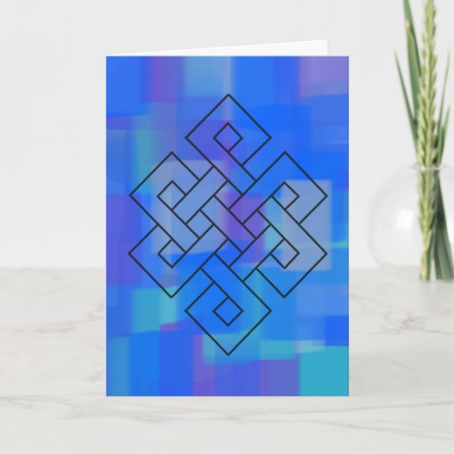 Cartão de saudação dobrado (Frente)