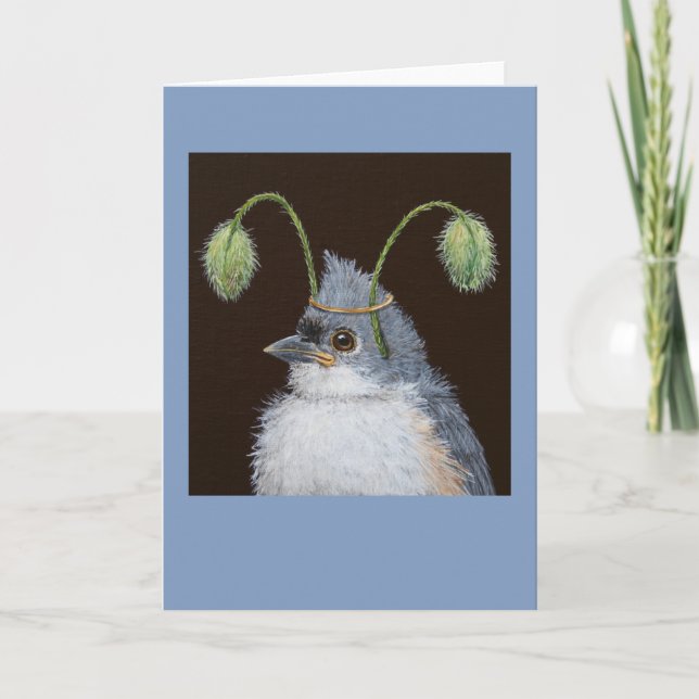 Cartão de saudação dobrado (Frente)