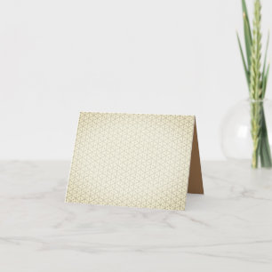 Cartão de saudação dobrado