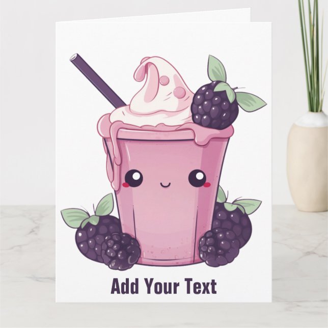 Cartão de saudação dobrado (Frente)