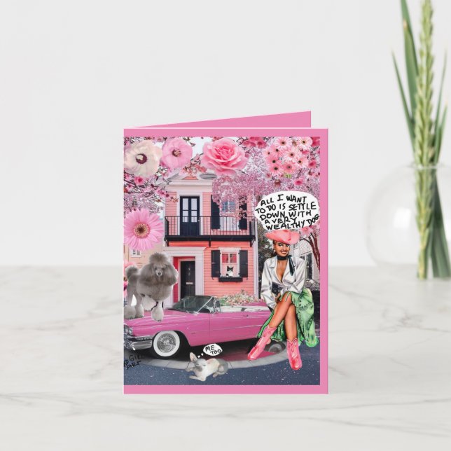 Cartão de saudação dobrado (Frente)