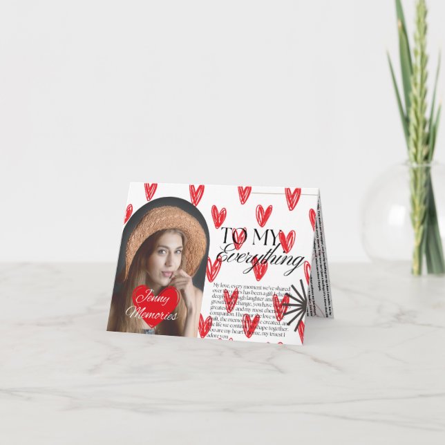 Cartão de saudação dobrado (Frente)