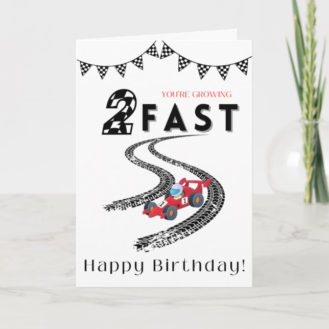 Cartão de saudação dobrado (Frente)