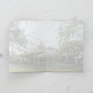 Cartão de saudação dobrado