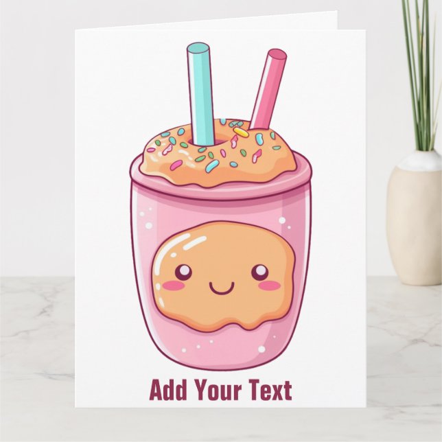 Cartão de saudação dobrado (Frente)