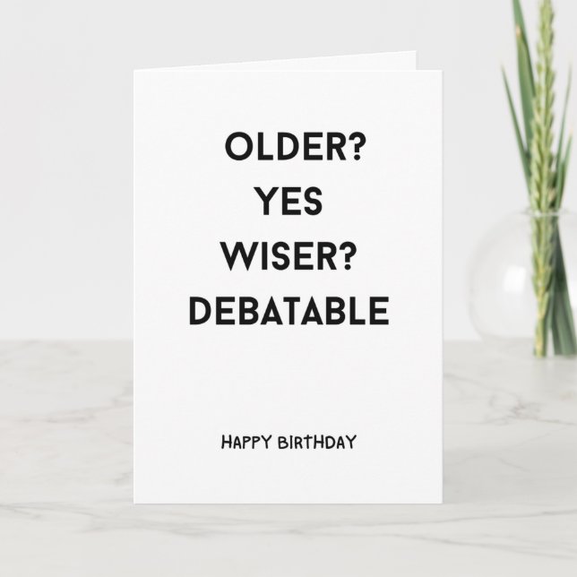 Cartão de saudação dobrado (Frente)