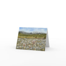 Cartão de saudação dobrado