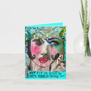 Cartão de saudação dobrado