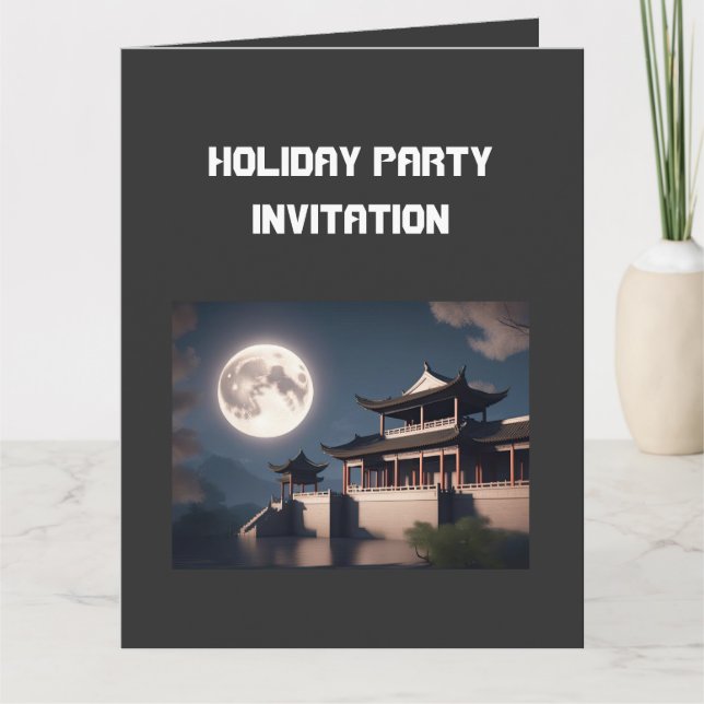 Cartão de saudação dobrado (Frente)