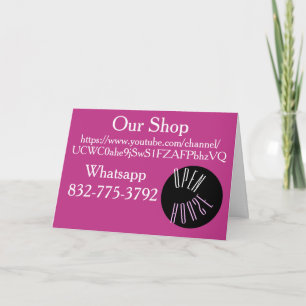 Cartão de saudação dobrado