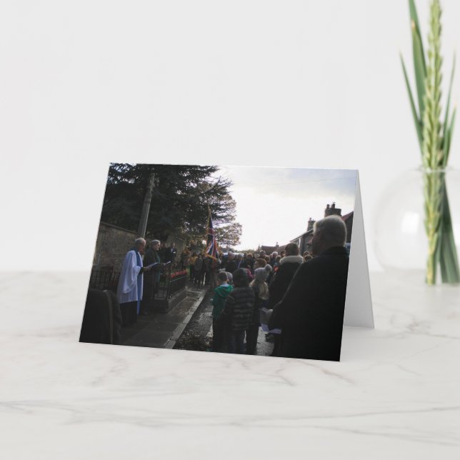 Cartão de saudação dobrado (Frente)