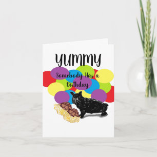 Cartão de Saudação Dobrado : Aniversário Ideal