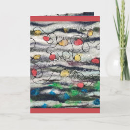 Cartão de saudação dobrado de 5" x 7" standard de 