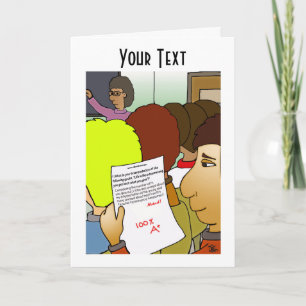 Cartão de Saudação Dobrado de Boomerang