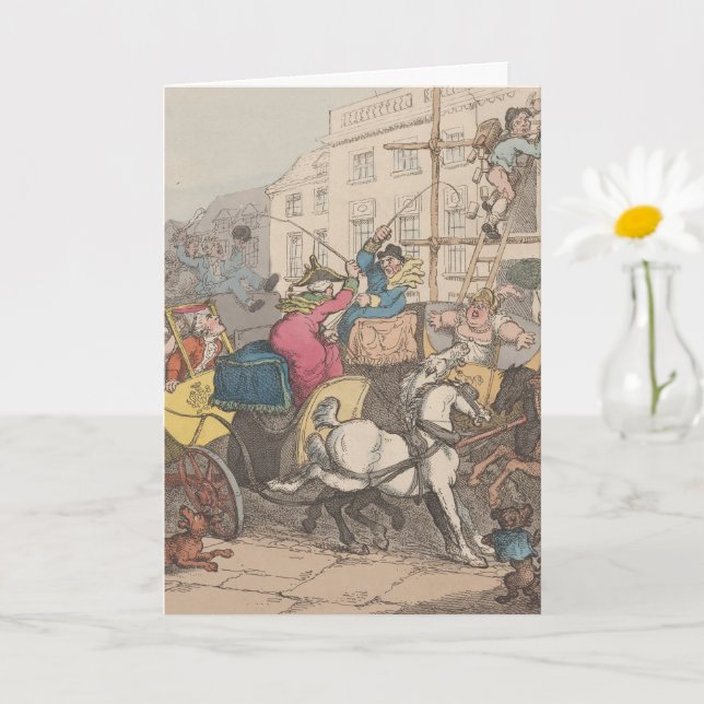 Cartão de Saudação Dobrado de Londres (Planta pequena)