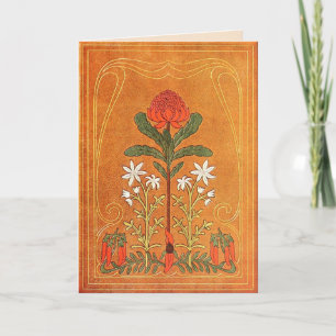 Cartão de Saudação Dobrado de Natal para Pepper