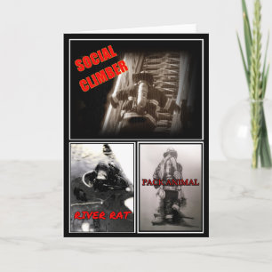 Cartão de Saudação Dobrado do Bombeiro