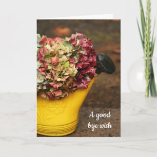 Cartão de Saudação Dobrado do Buquê de outono