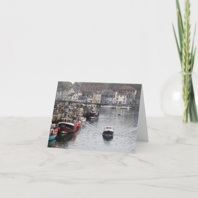 Cartão de Saudação Dobrado do Dorset Weymouth (Frente)