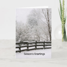 Cartão de Saudação Dobrado do Natal