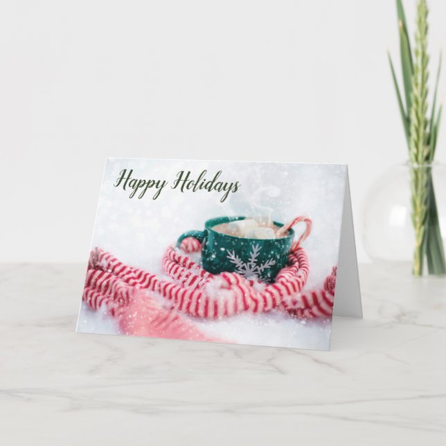 Cartão de Saudação Dobrado do Natal (Frente)