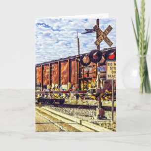 Cartão de Saudação Dobrado - Faça uma boa viagem!