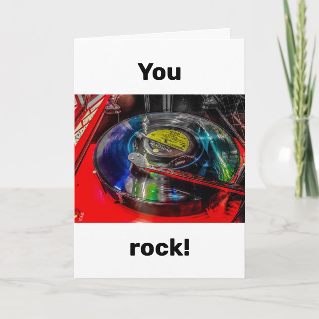 Cartão de Saudação Dobrado - Feliz Aniversário (Frente)