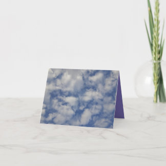 Cartão de saudação dobrado na nuvem #8
