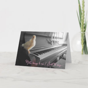 Cartão de Saudação Dobrado Nóta beag le rá / Apena