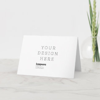 Cartão de Saudação Dobrado Personalizado