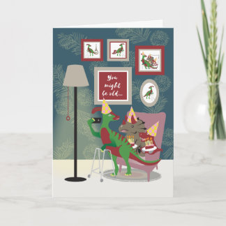 Cartão de Saudação Dobrado 'Selifes de Aniversário