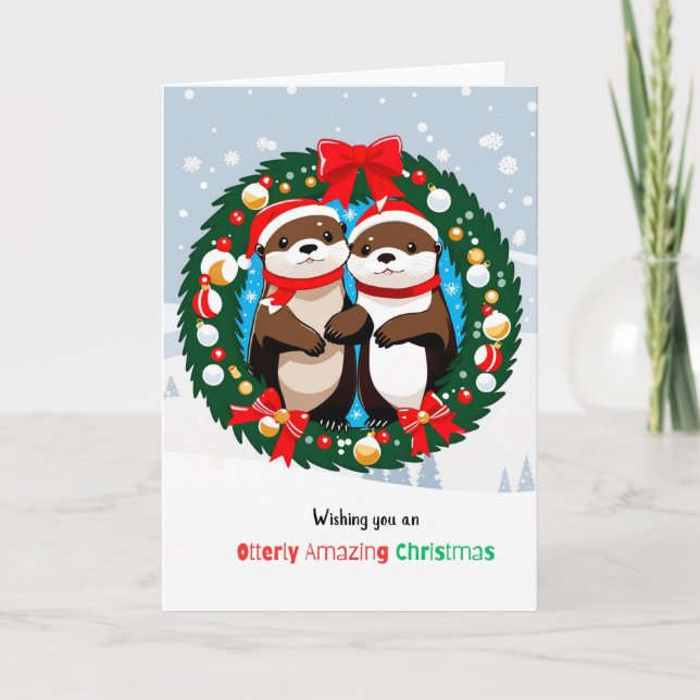 Cartão de saudação dobrado standard de 5" x 7" (Frente)