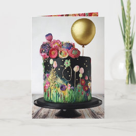 Cartão de saudação dobrado standard de 5" x 7"