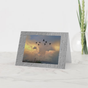 Cartão de saudação dobrado standard de 5" x 7"