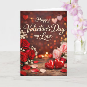 Cartão de Saudação Dobrável "Para Sempre o Seu no 