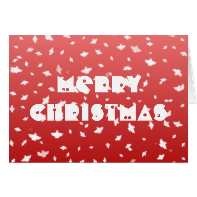 Cartão de Saudação dos Ângels de Natal (Frente Horizontal)