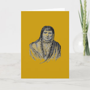 Cartão de Saudação dos Índios Americanos