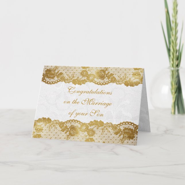 Cartão de Saudação dos Pais de Parabéns Noivas (Frente)